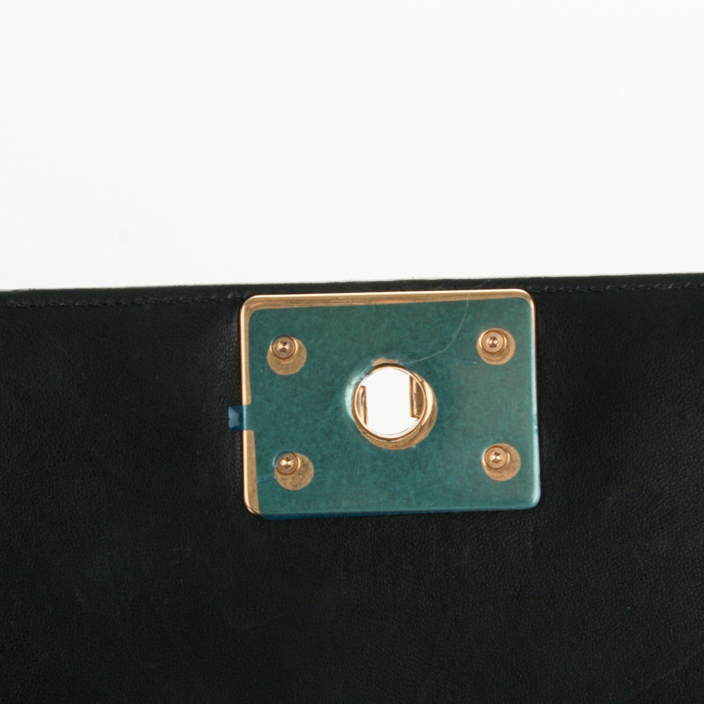 Lambskin Quilted New Medium Boy Flap Black