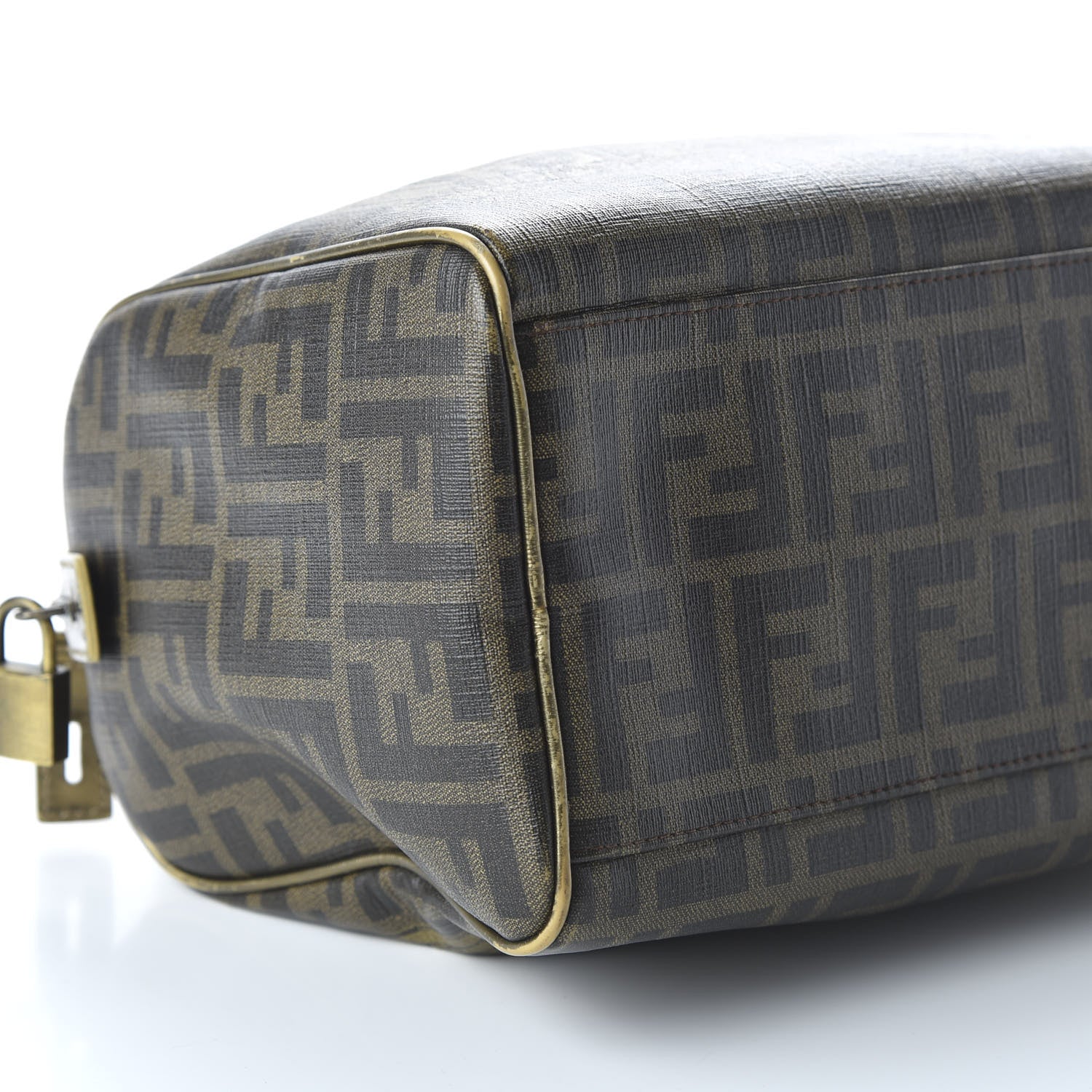 Fendi Zucca Spalmati Palazzo Print Forever Boston Tabacco 6 of 10