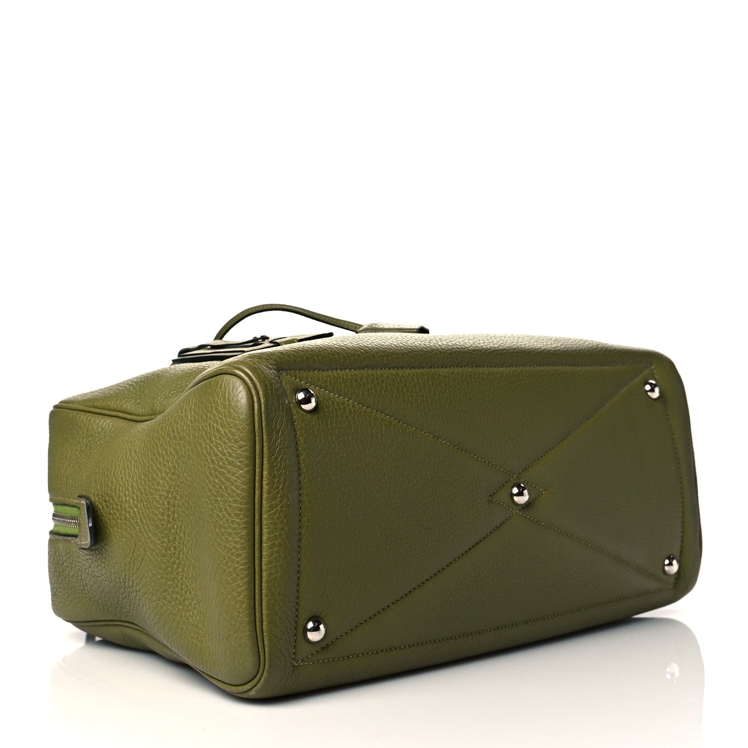 Hermes Taurillon Clemence Victoria II 35 Vert Chartreuse 4 of 10