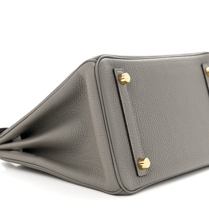 Hermes Togo Birkin 25 Gris Meyer 9 of 11