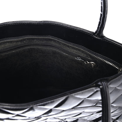 Chanel Patent Quilted Medallion Tote Black 5 of 11