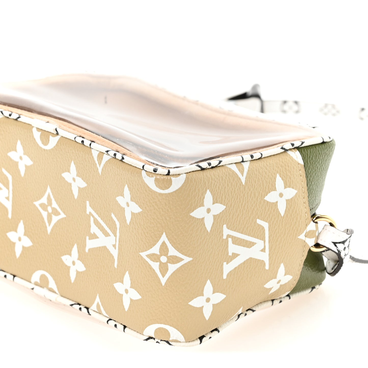 Monogram Giant Jungle Beach Pouch Ivory