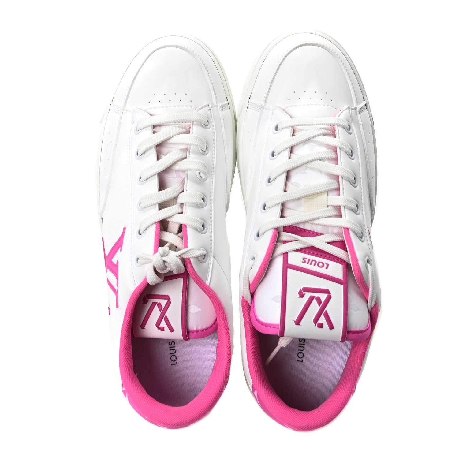 Louis Vuitton Calfskin Charlie Sneaker 41 Magenta 2 of 10