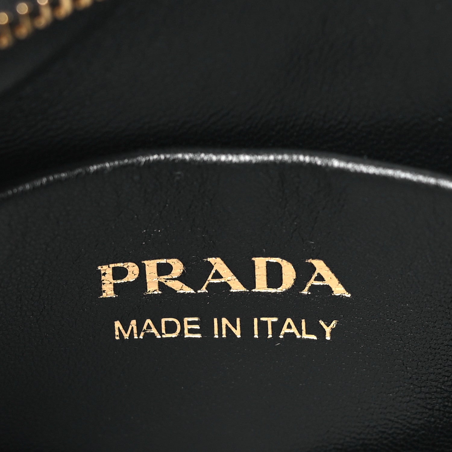 Prada Vitello Daino Soft Zippered Hobo Shoulder Bag Black 6 of 9