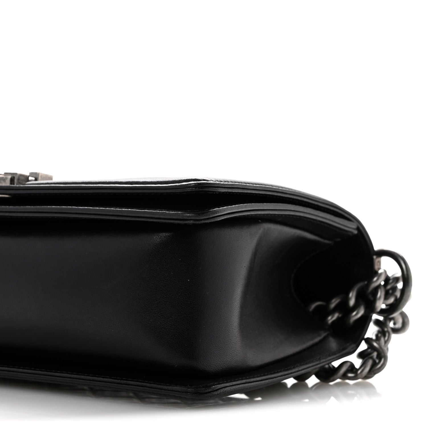 Chanel Lambskin Quilted Medium Boy Flap Black 10 of 12