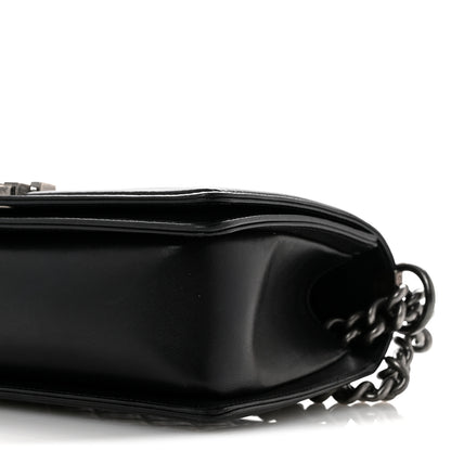 Chanel Lambskin Quilted Medium Boy Flap Black 10 of 12