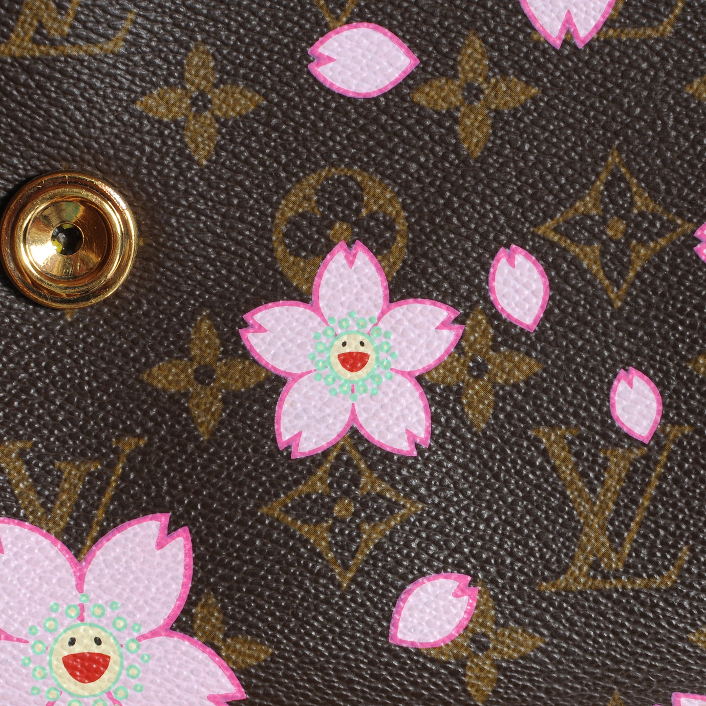 Monogram Cherry Blossom Sac Retro Bag Brown