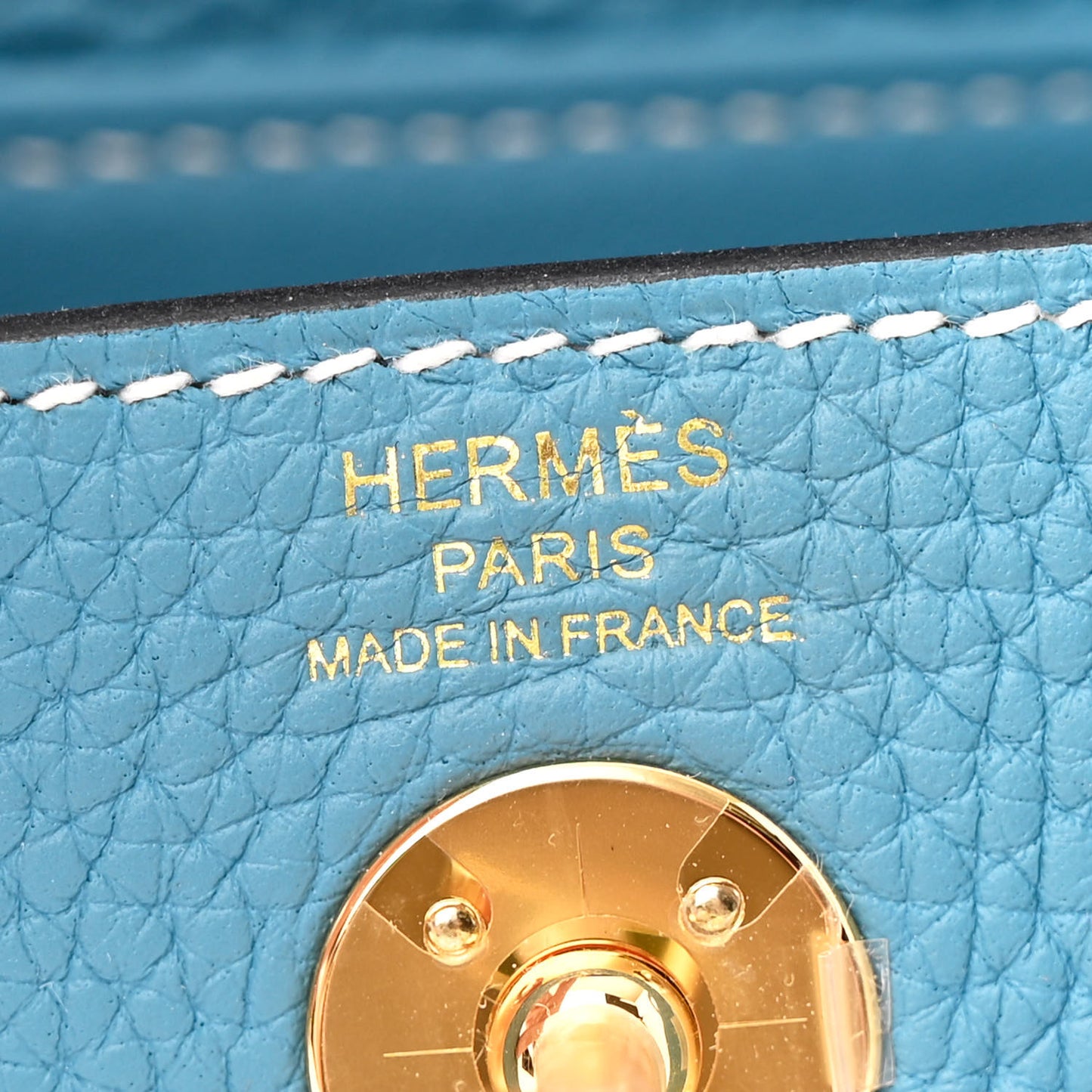 Taurillon Clemence Mini Lindy 20 Bleu Jean