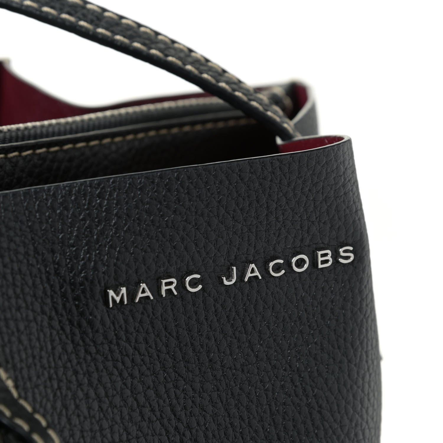 Marc Jacobs Grained Calfskin Grind Shopper Tote Black 12 of 16