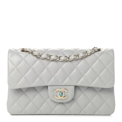 Chanel Caviar Quilted Small Double Flap Grey 1 of 4