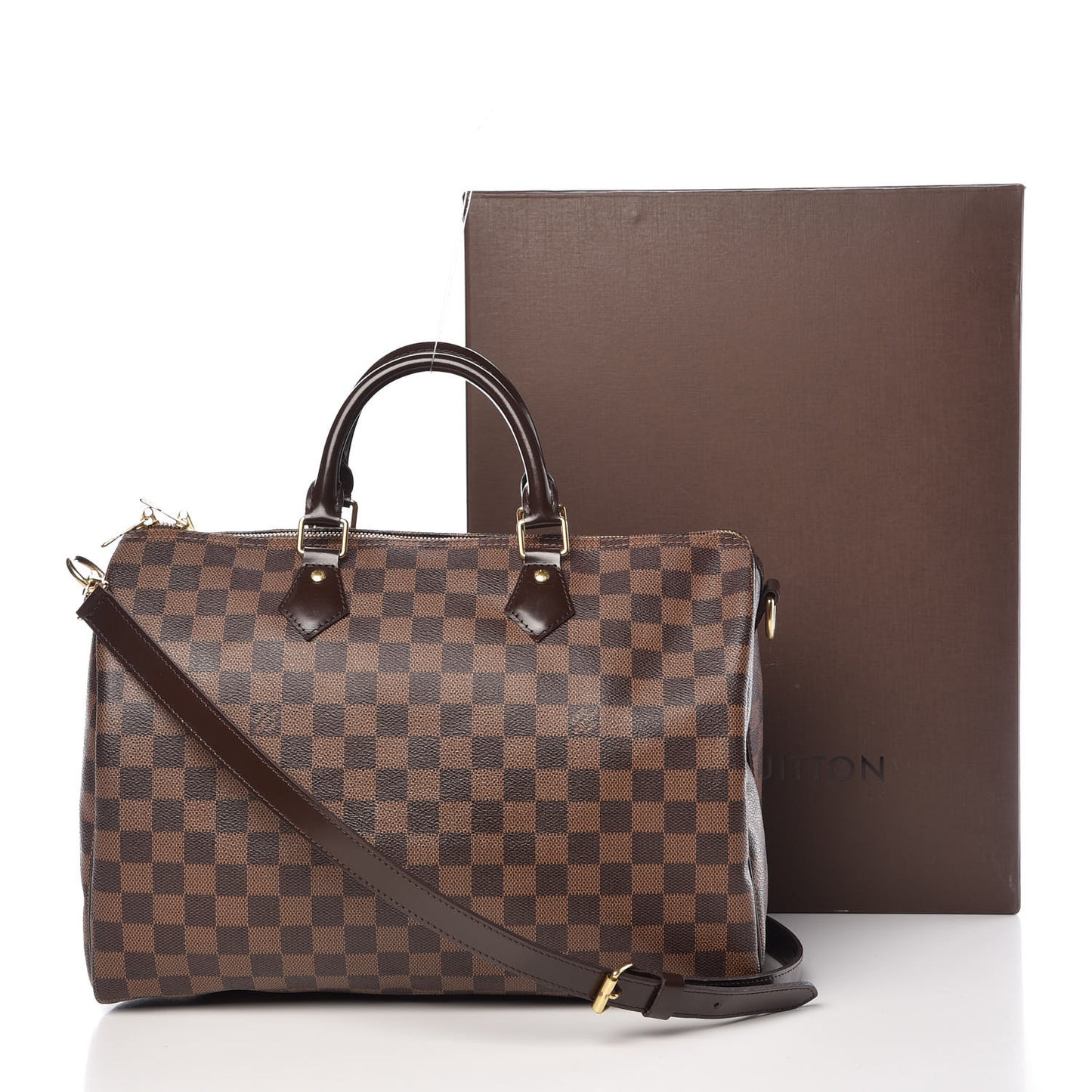 Damier Ebene Speedy Bandouliere 35