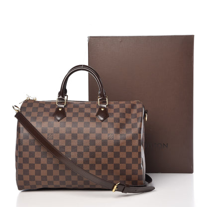 Louis Vuitton Damier Ebene Speedy Bandouliere 35 12 of 12