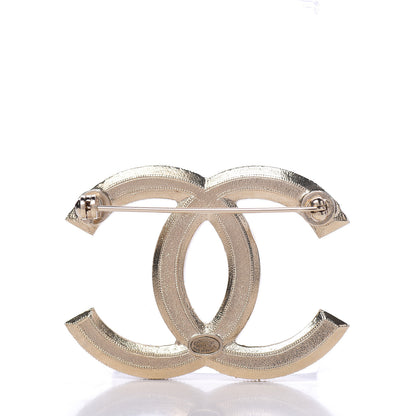 Chanel Pearl CC Brooch Gold 2 of 3