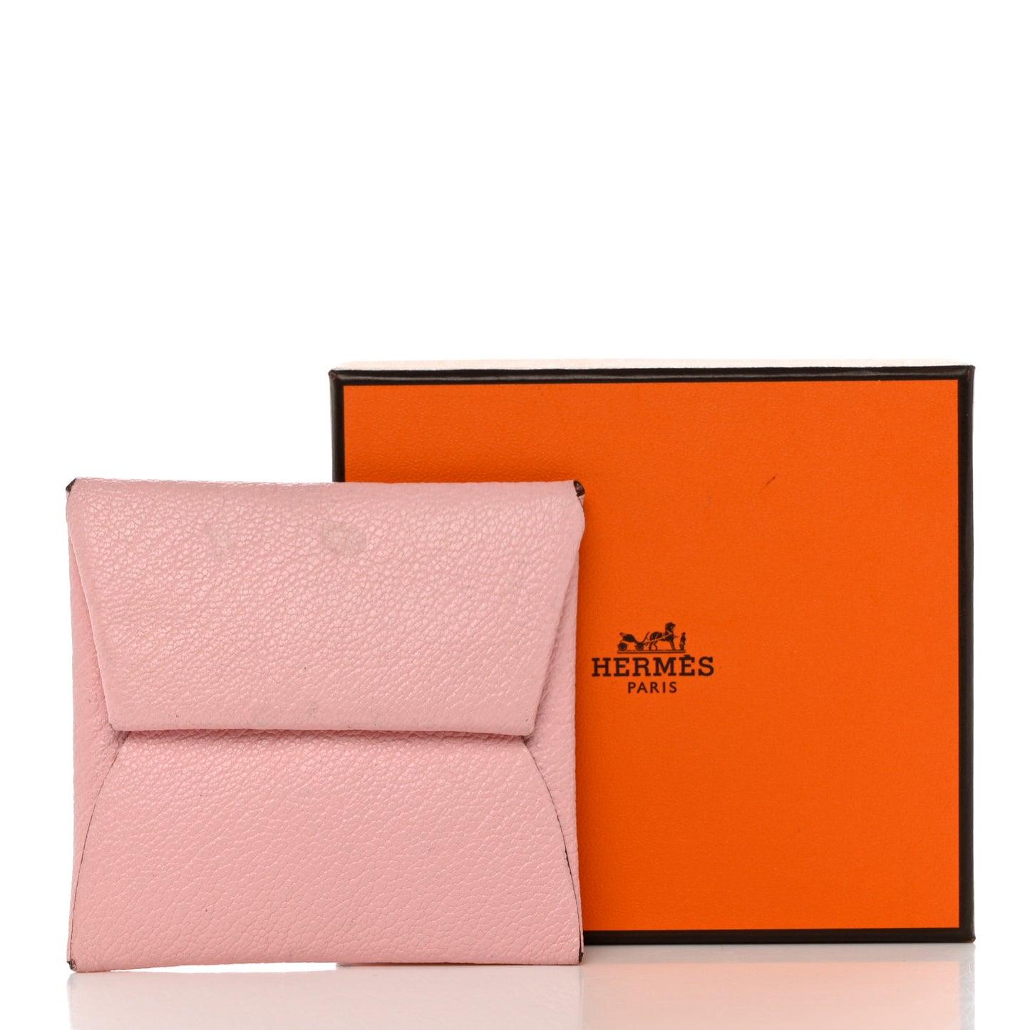 Chevre Mysore Verso Bastia Coin Purse Rose Confetti Brique