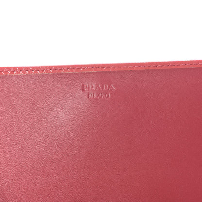 Prada Saffiano Vernice Metal Oro Chain Wallet 8 of 27