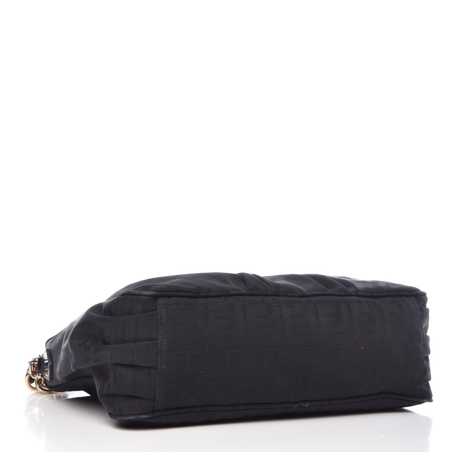 Fendi Zucca Enamel Mia Shoulder Bag Black 4 of 9