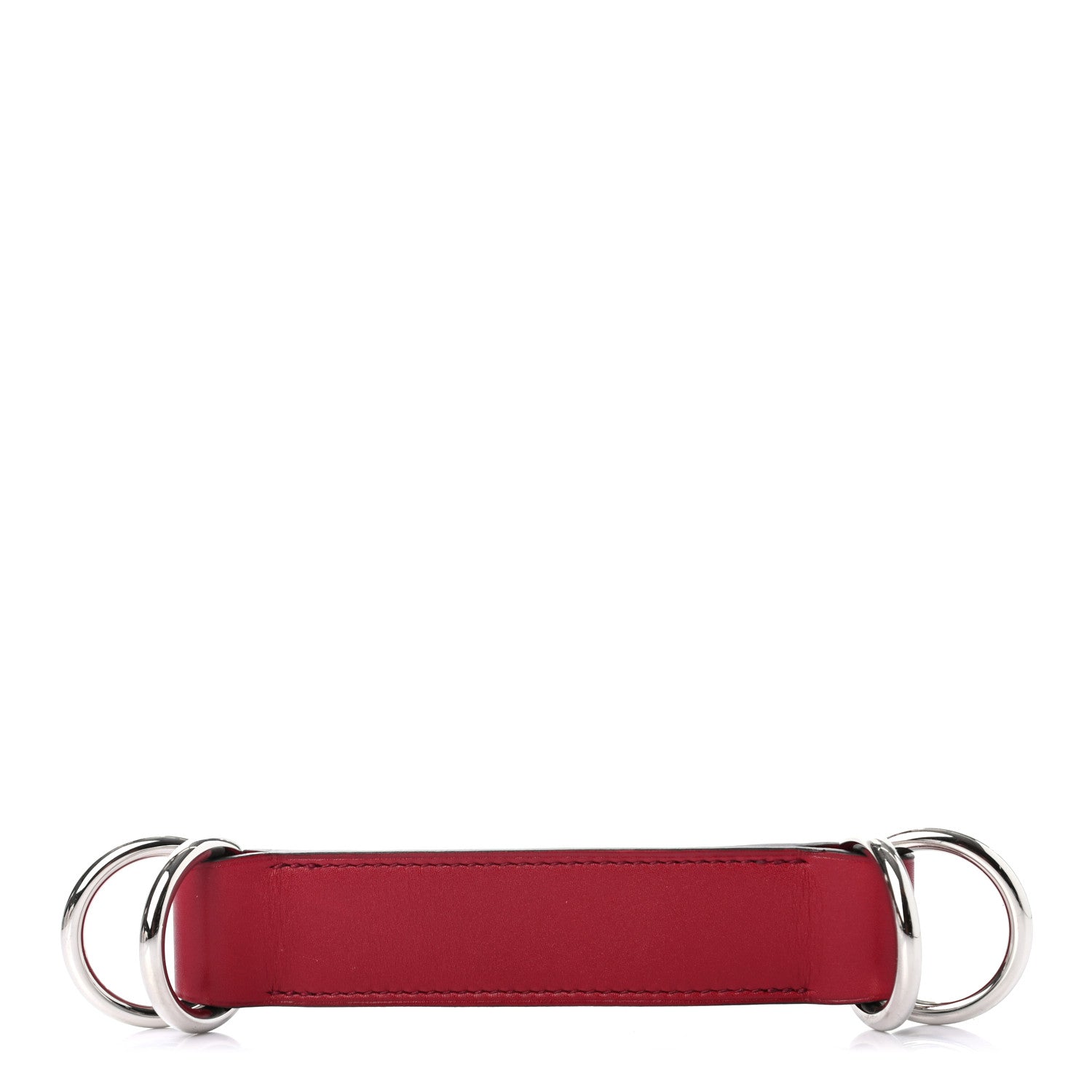 Hermes Tadelakt Belt Scarf Loop Rouge Vif 1 of 4