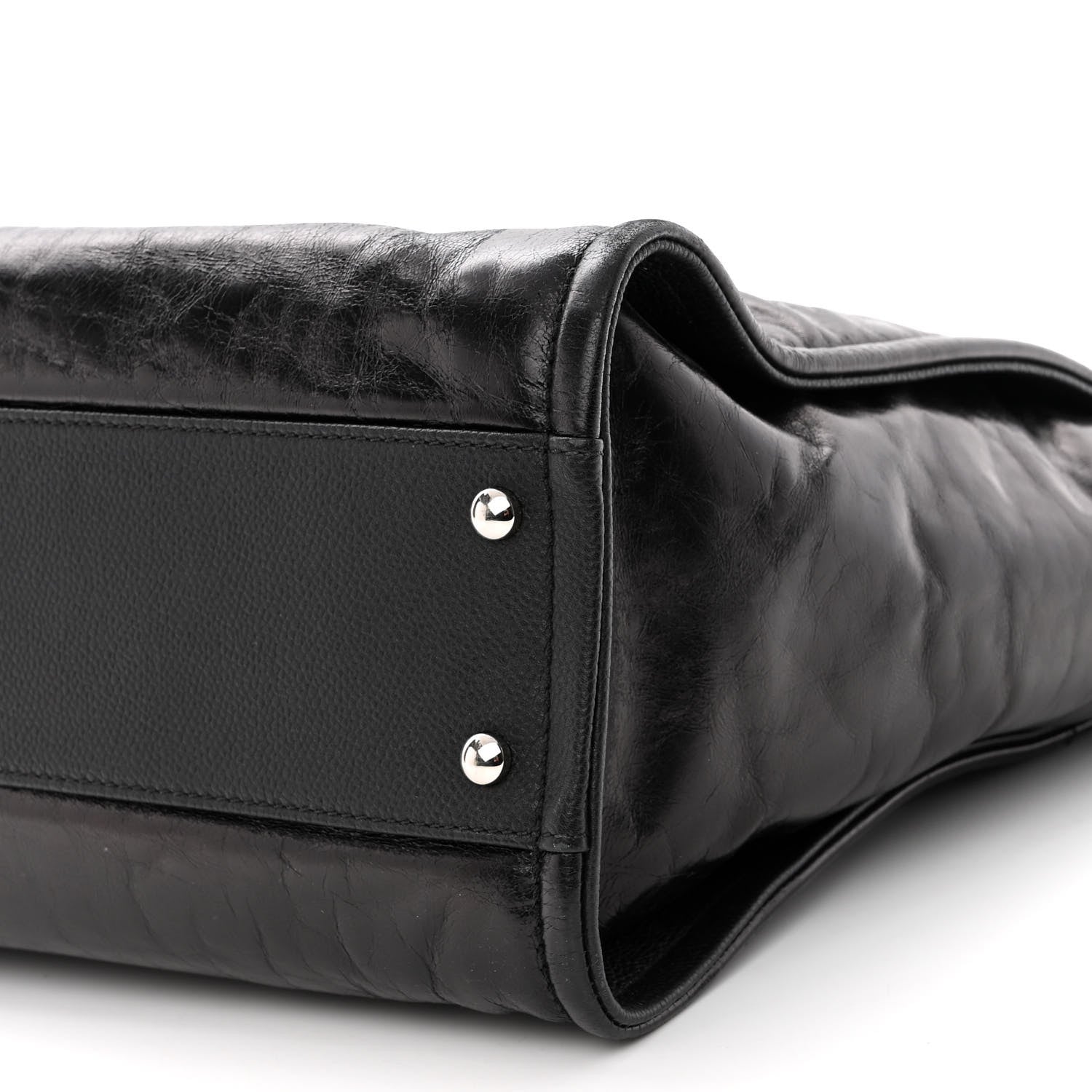 Chanel Glazed Calfskin Small Deauville Tote Black 10 of 11