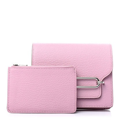 Hermes Chevre Mysore Roulis Slim Wallet Mauve Sylvestre 1 of 8