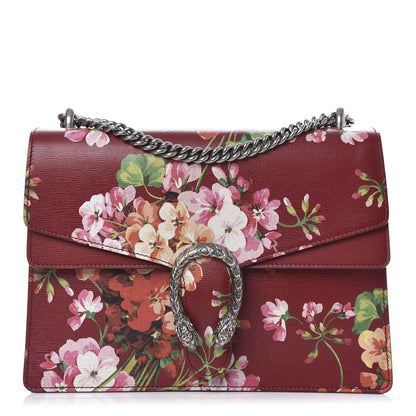 Gucci Calfskin Blooms Print Medium Dionysus Shoulder Bag Romantic Cherry Multicolor 1 of 10