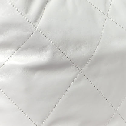 Chanel Shiny Calfskin Quilted Small Chanel 22 White 13 of 13