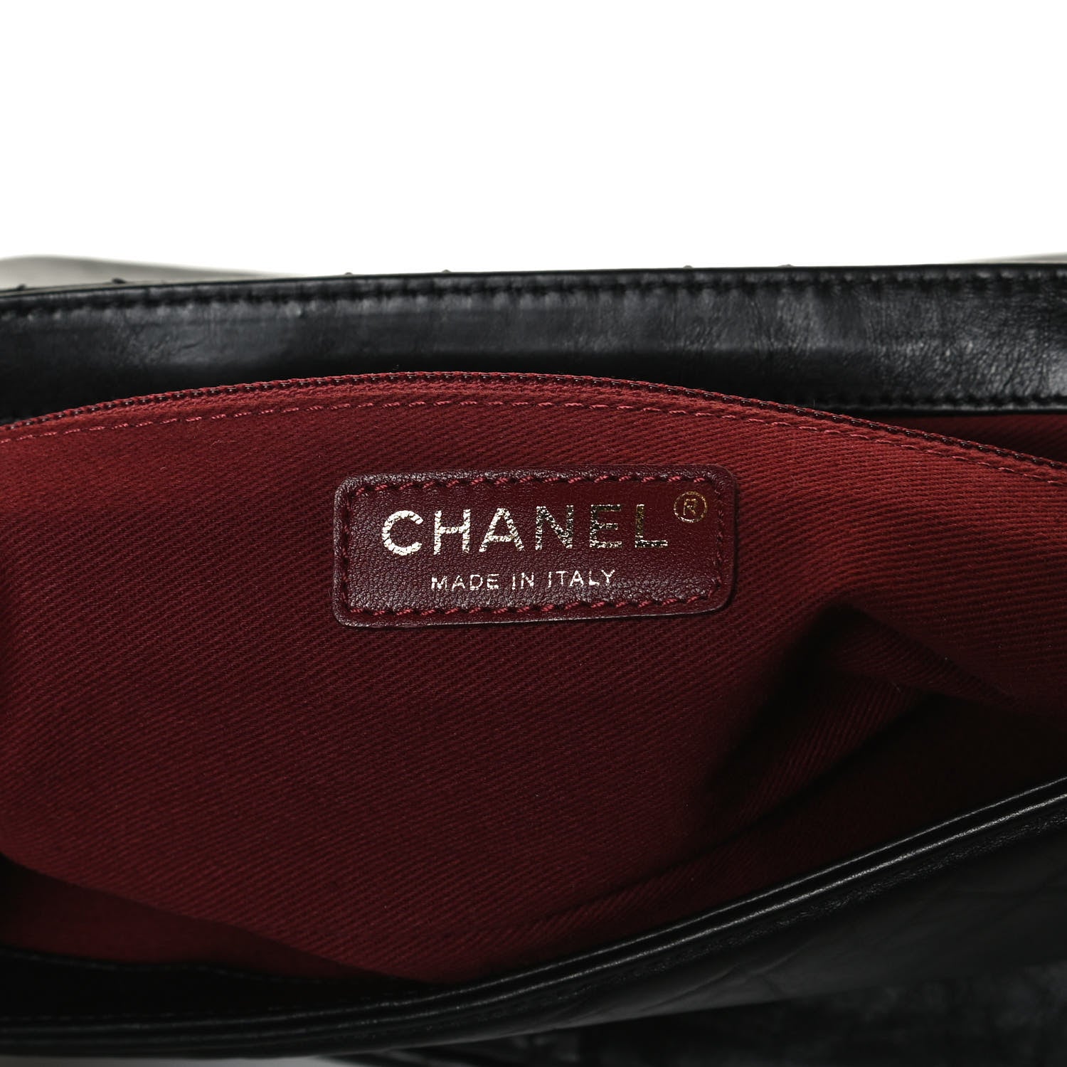 Chanel Aged Calfskin Quilted Medium Pondichery Flap Black 10 of 29