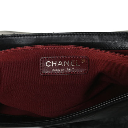 Chanel Aged Calfskin Quilted Medium Pondichery Flap Black 10 of 29