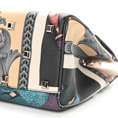 Salvatore Ferragamo Calfskin Elisabetta Piccolo Print The Studio Bag White Multicolor 9 of 9