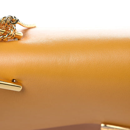 Chloe Grained Calfskin Lambskin Bi-Color Drew Shoulder Bag Wet Sand Sunflower 7 of 10