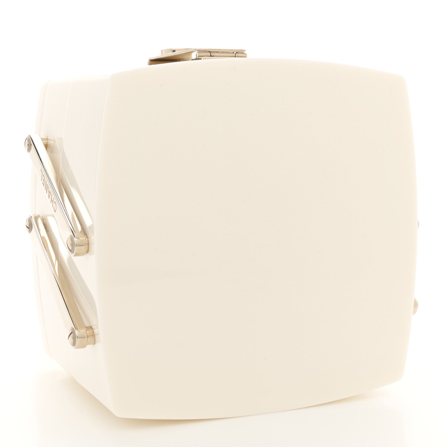 Chanel Plexiglass Vanity Box Ivory 4 of 9