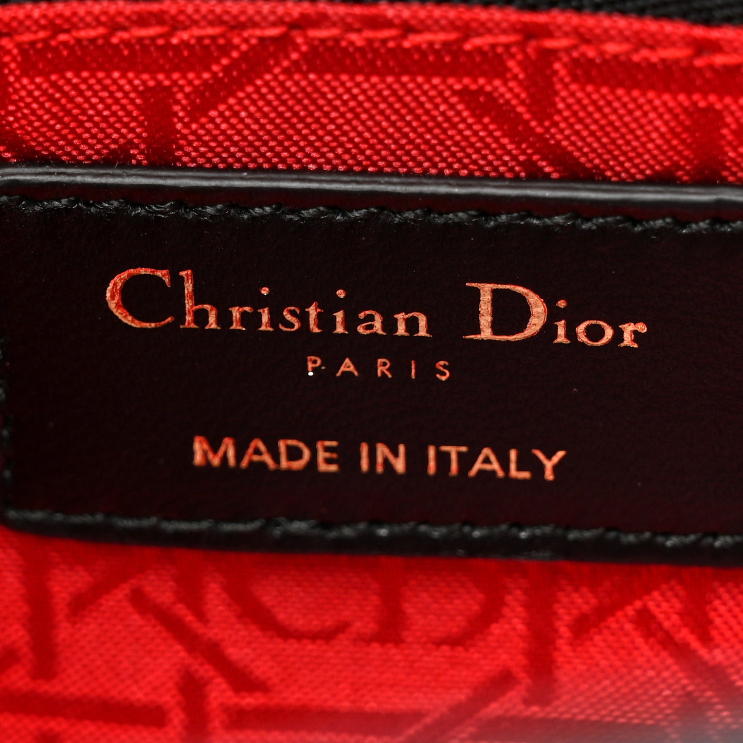 Lambskin Cannage Small Lucky Badges My Lady Dior Black