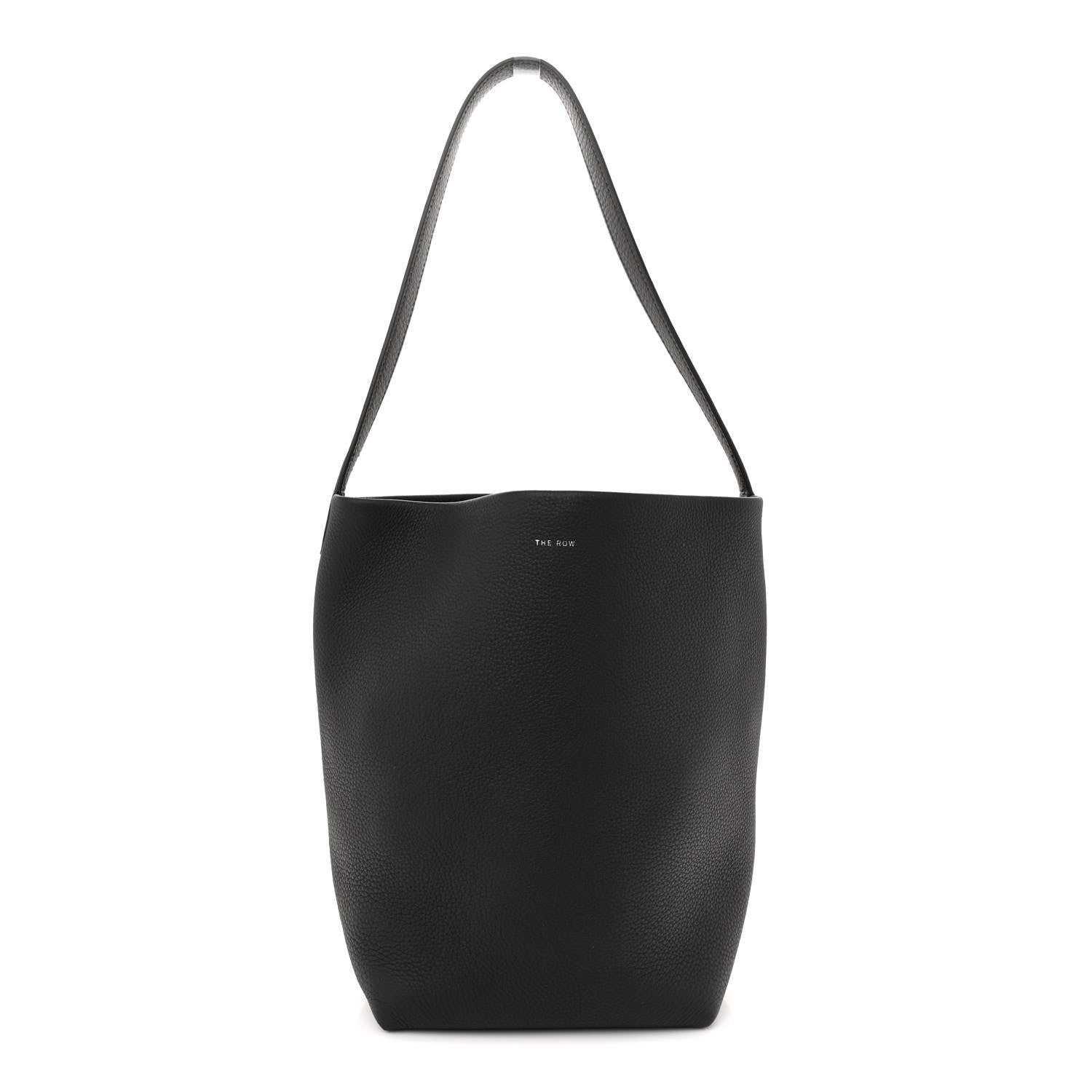 The Row Grained Calfskin Medium N/S Park Tote Black 1 of 10