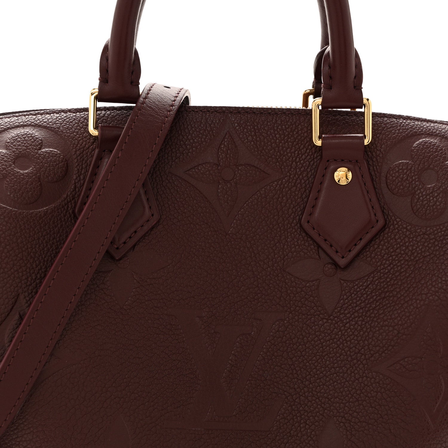 Louis Vuitton Empreinte Monogram Giant Speedy Bandouliere 25 Wine 7 of 11