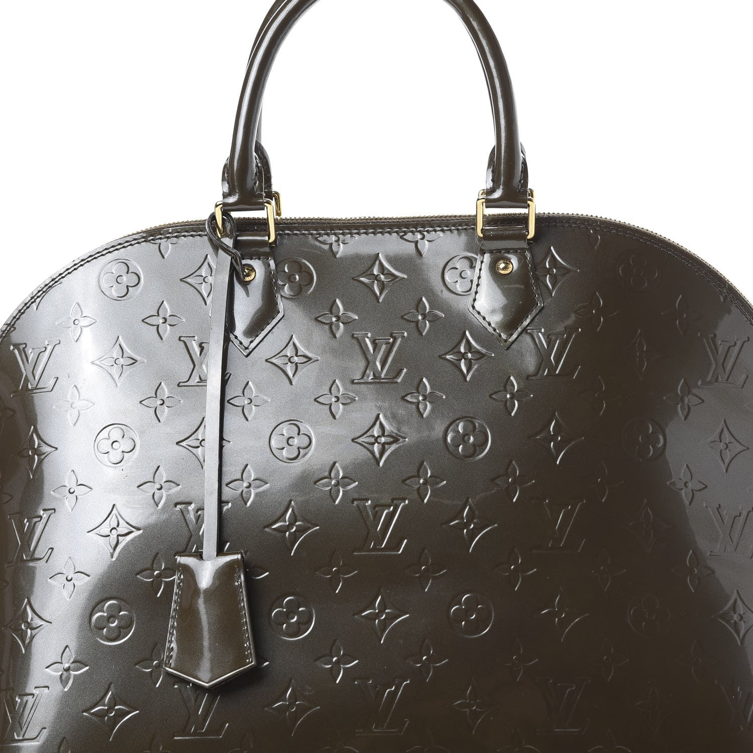 Louis Vuitton Vernis Alma GM Vert Bronze 7 of 21