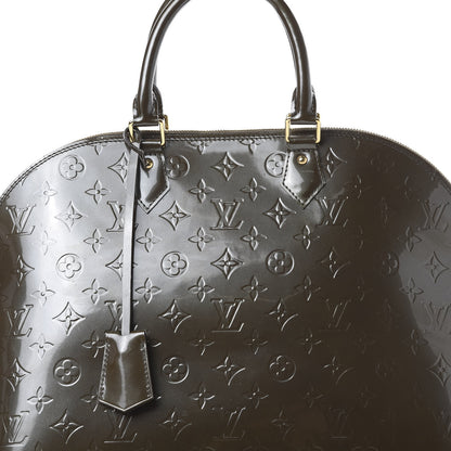 Louis Vuitton Vernis Alma GM Vert Bronze 7 of 21