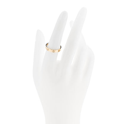 Cartier 18K Yellow Gold 3.5mm LOVE Wedding Band Ring 54 6.75 2 of 5