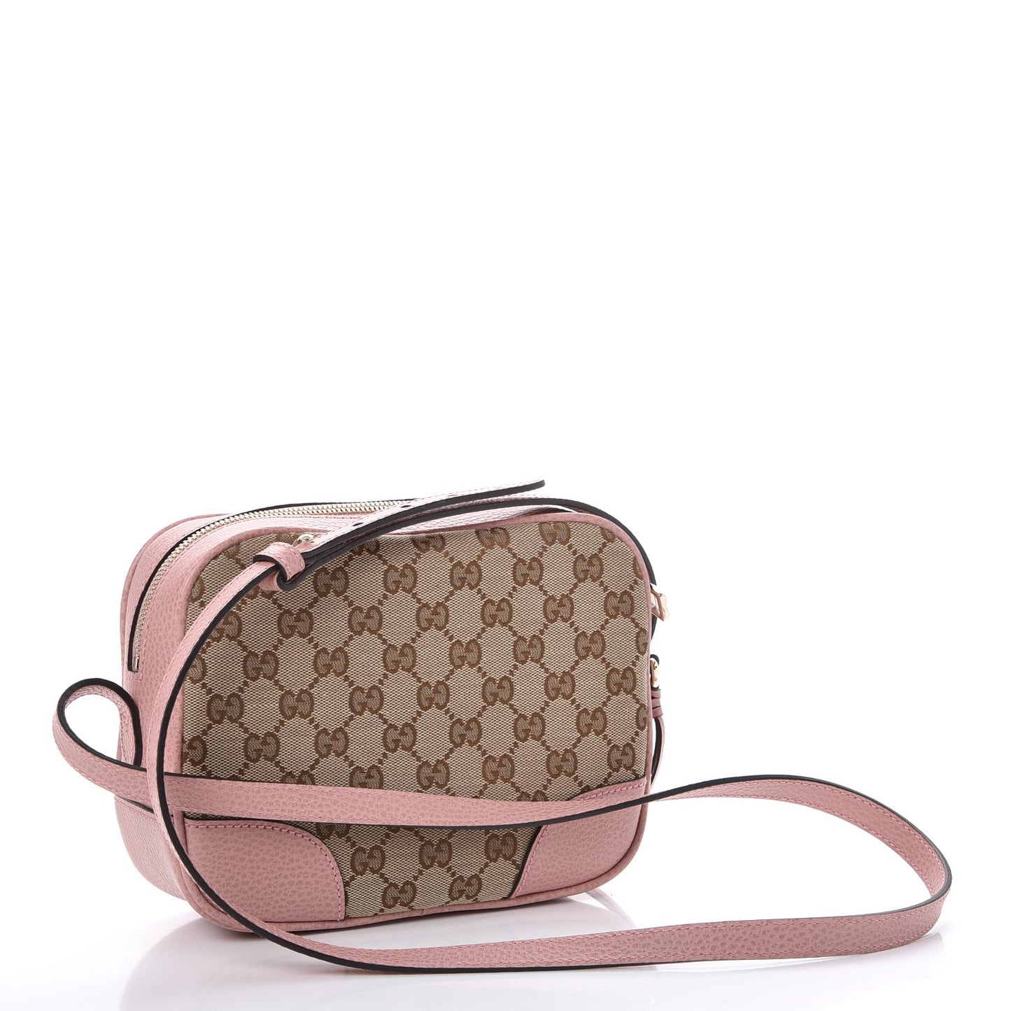 Monogram Mini Bree Messenger Bag Beige Soft Pink