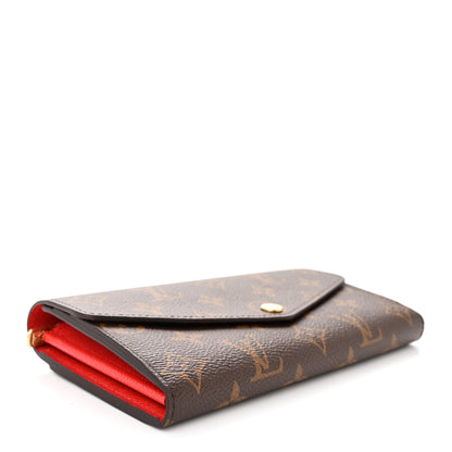 Louis Vuitton LOUIS VUITTON Monogram Sarah Wallet NM Coquelicot 4 of 6