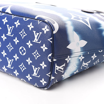 Louis Vuitton Monogram Escale Neverfull MM Blue 10 of 10