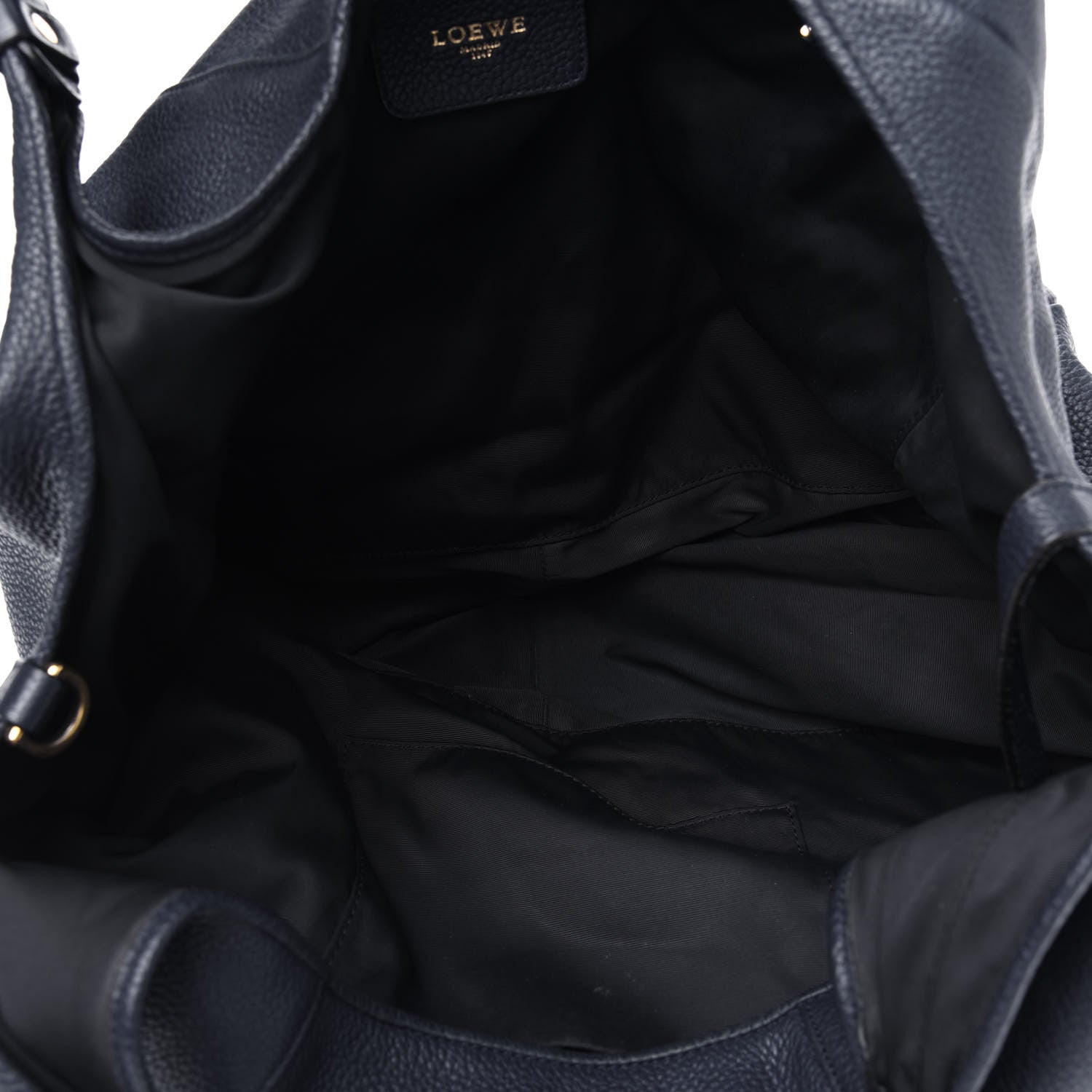 Loewe Calfskin Calle Hobo Navy 4 of 16