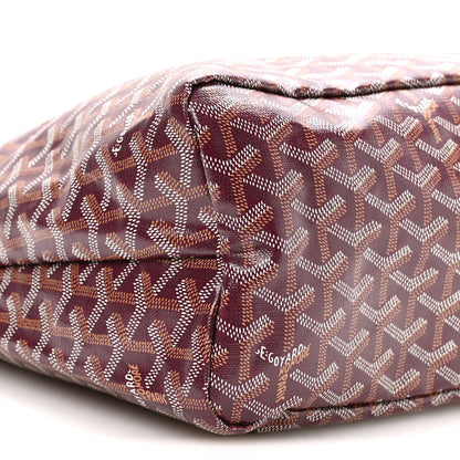 Goyard Goyardine Boheme Hobo Burgundy 10 of 11