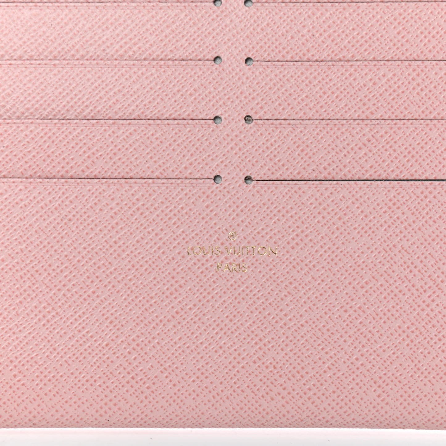 Calfskin Felicie Card Holder Insert Rose Ballerine