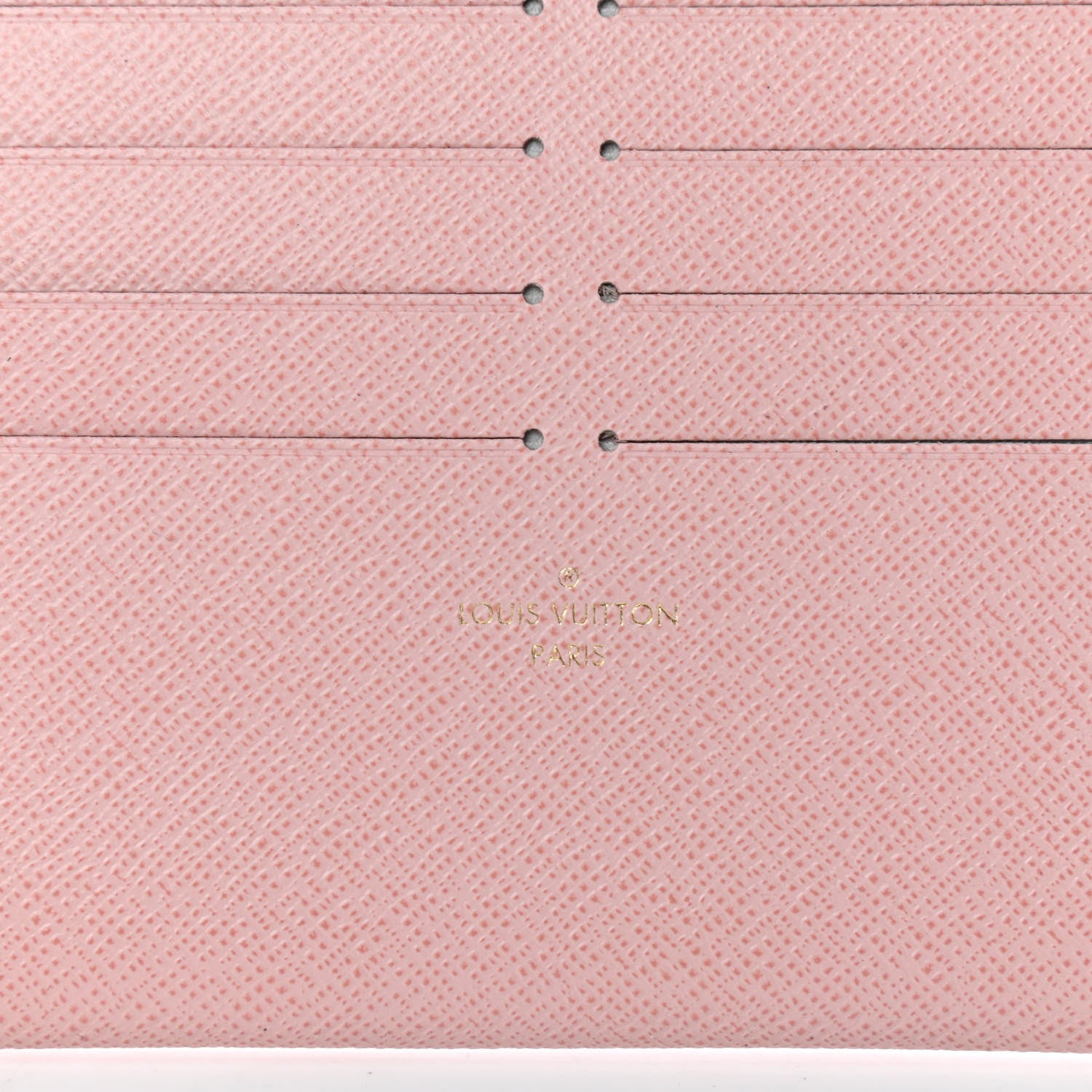 Louis Vuitton Calfskin Felicie Card Holder Insert Rose Ballerine 6 of 6