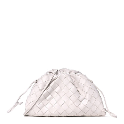 Bottega Veneta Nappa Intrecciato The Mini Pouch Chalk 1 of 10