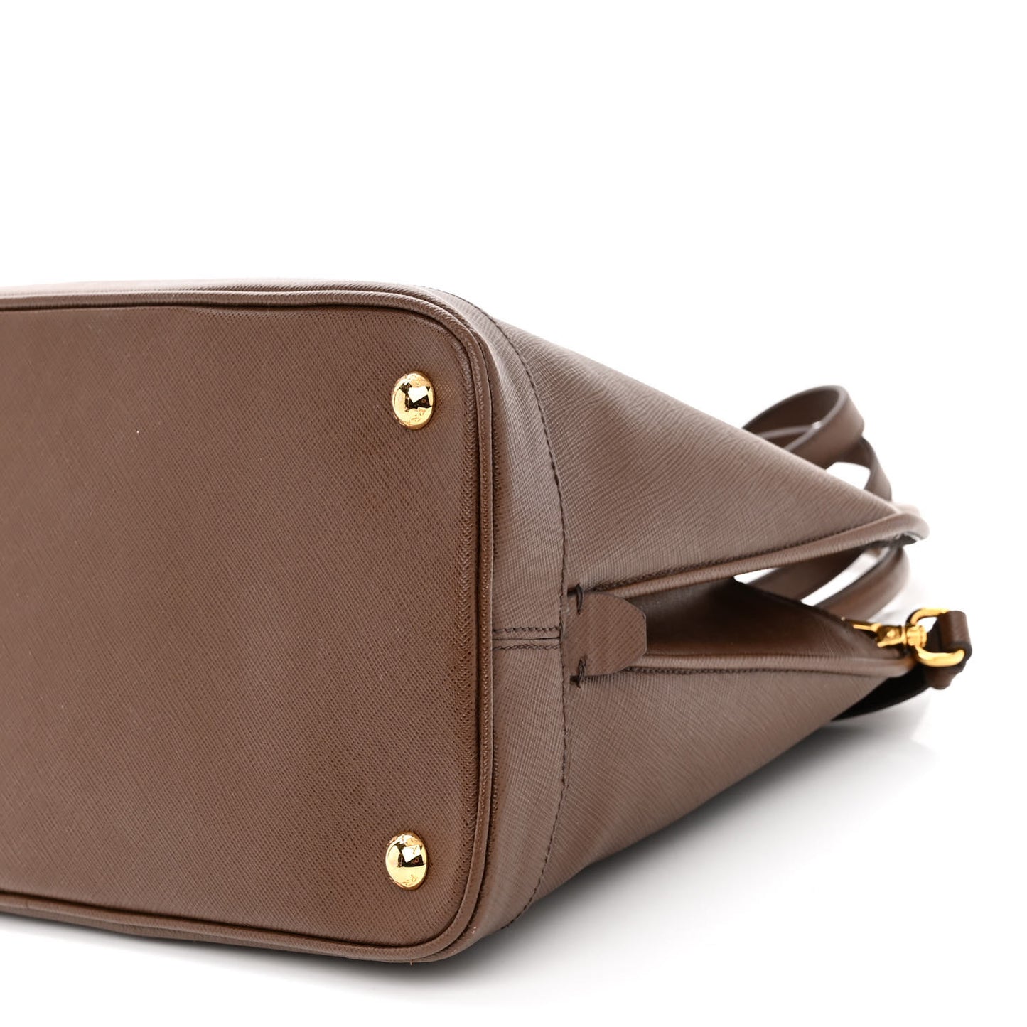 Saffiano Lux Medium Open Promenade Tote Cacao