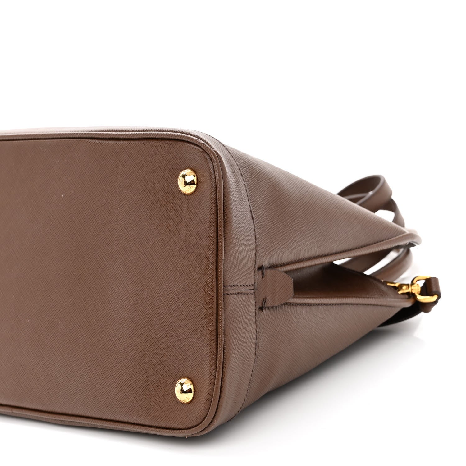 Prada Saffiano Lux Medium Open Promenade Tote Cacao 9 of 9