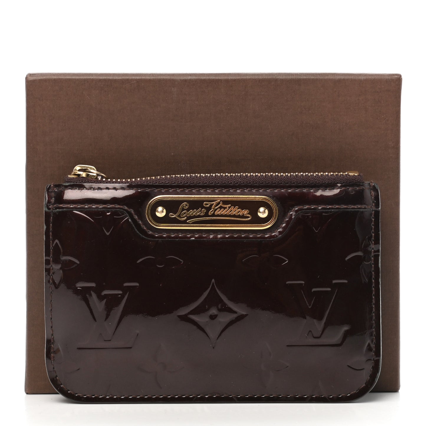 Vernis Key Pouch Amarante
