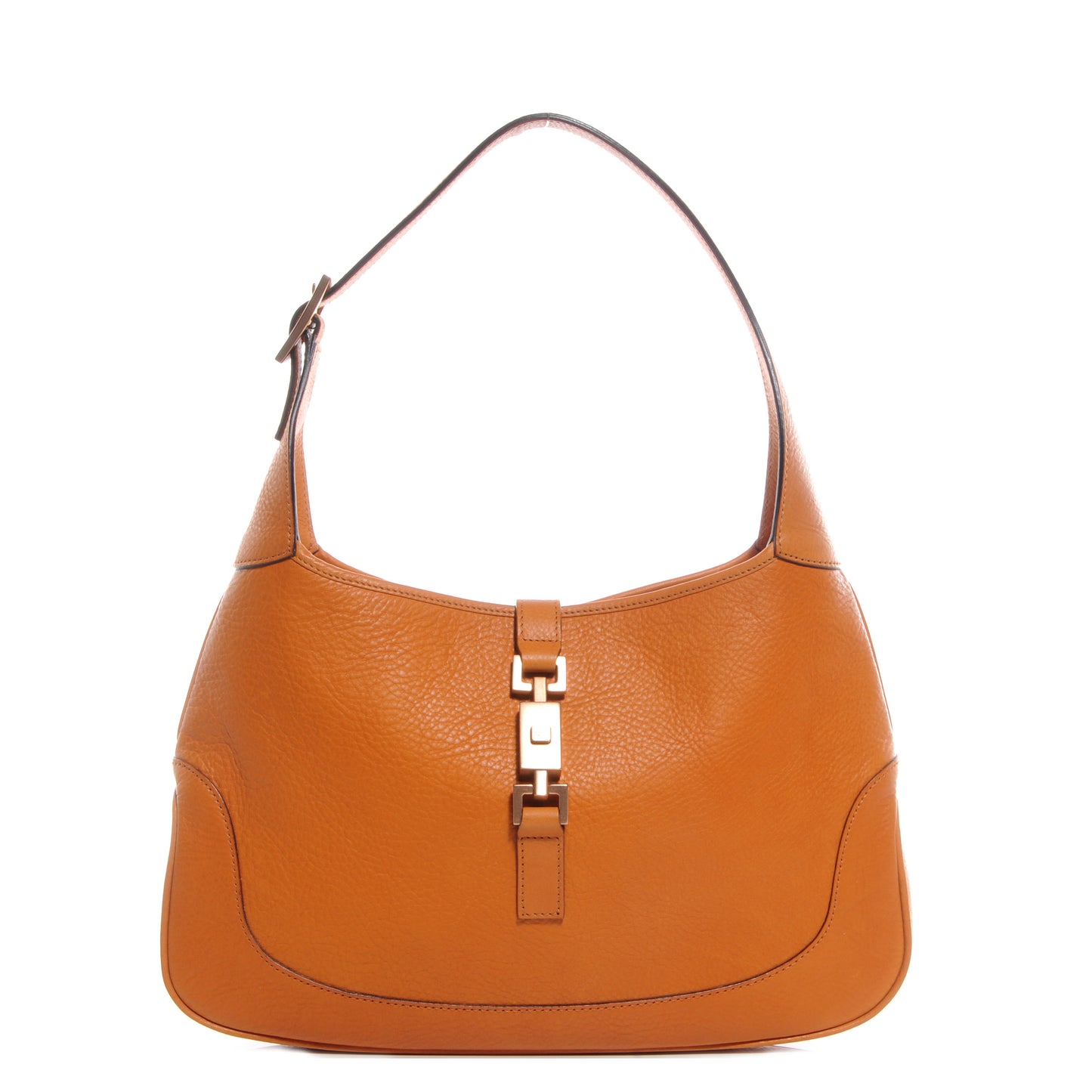 Leather Jackie O Hobo Orange