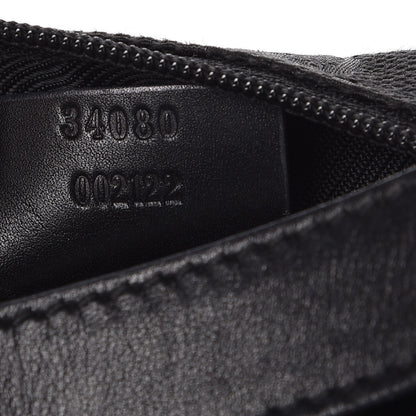 Gucci Monogram Mini Hobo Bag Black 7 of 8