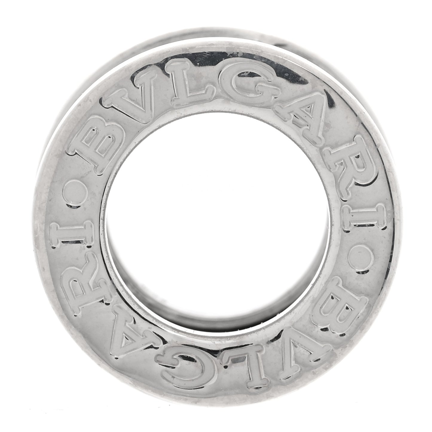 18K White Gold Diamond B.Zero1 Pave Pendant